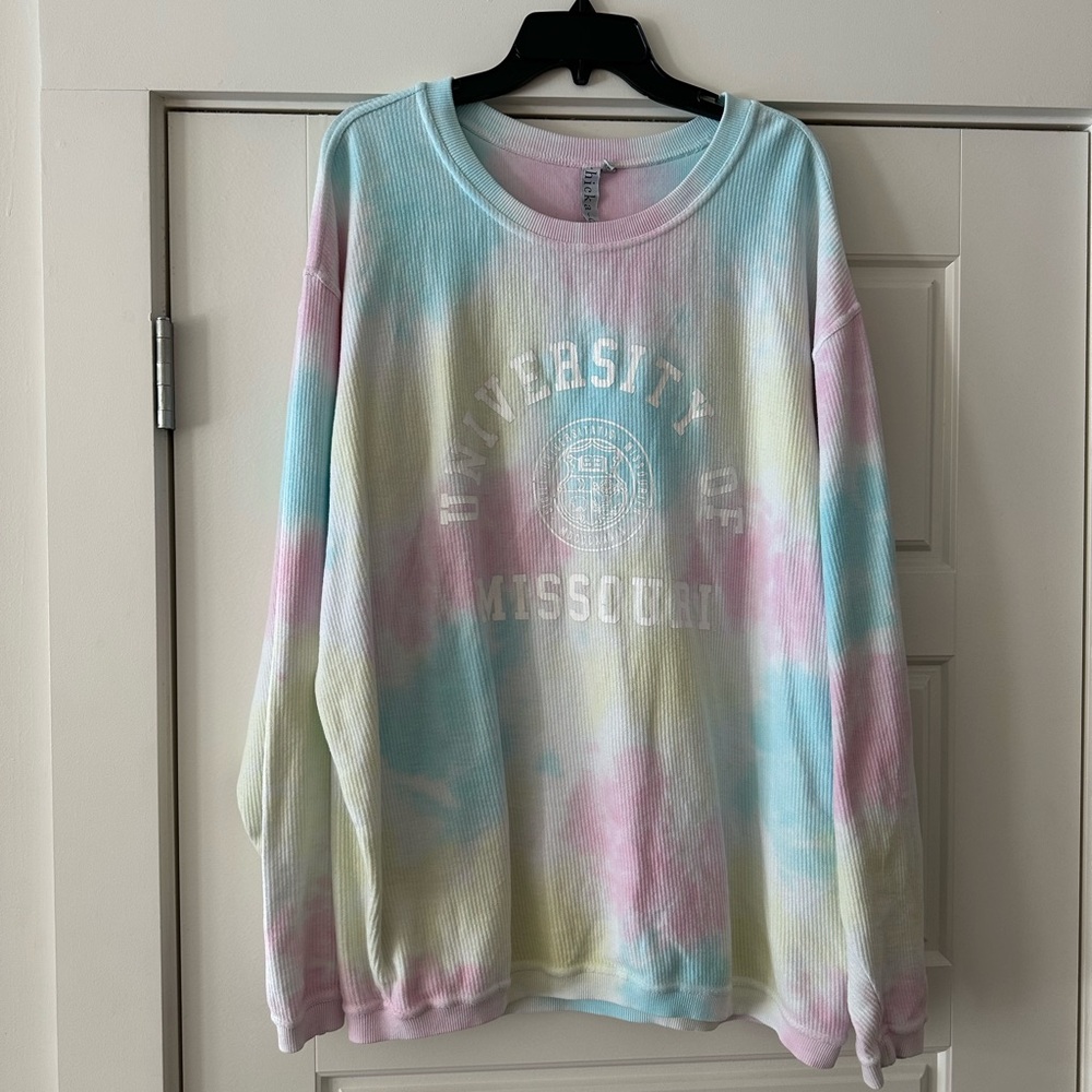 Tie-Dye University of Missouri Corded Sweatshirt